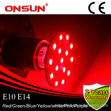 Manufacture the decorating garden lighting china E14 16 led SMD2835 park led light waterproof amusement lights carousel led bulb